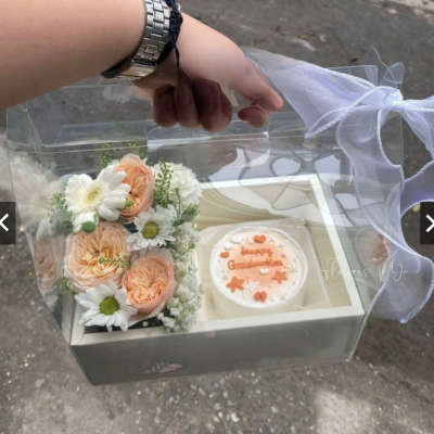 Giỏ quà sinh nhật tone Cam