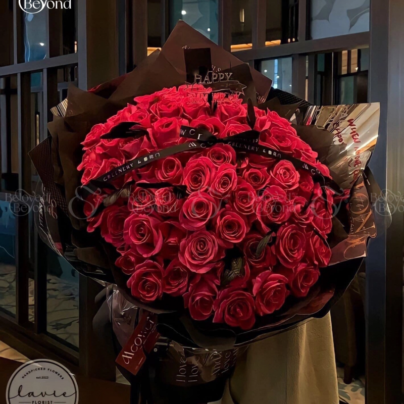 Bó hoa hồng tình yêu